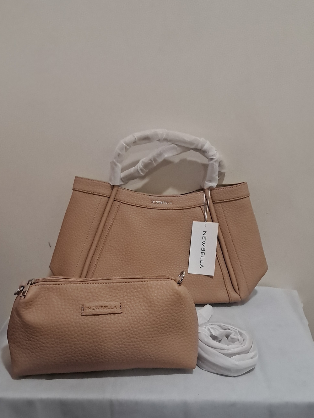 Newbella Tote with Matching Pouch